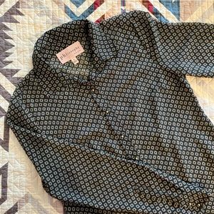 Philosophy Sheer Green Blouse